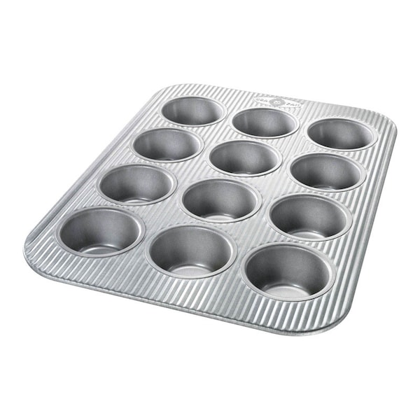 Usa Pan USA Pan 11-1/8 in. W X 15-3/4 in. L Muffin Pan Silver 1200MF-6 - main